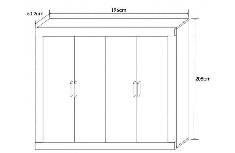 Armario 4 Puertas - Imagen 6