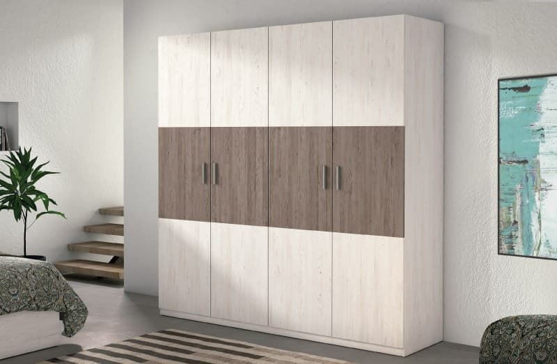 Armario Grande Blanco de 4 Puertas - Imagen 2