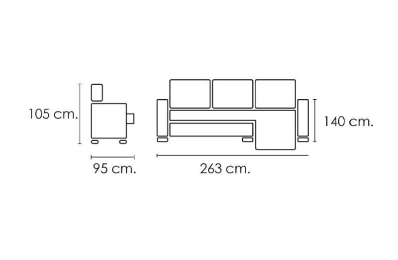 Chaiselongue Cama Úbeda - Imagen 3