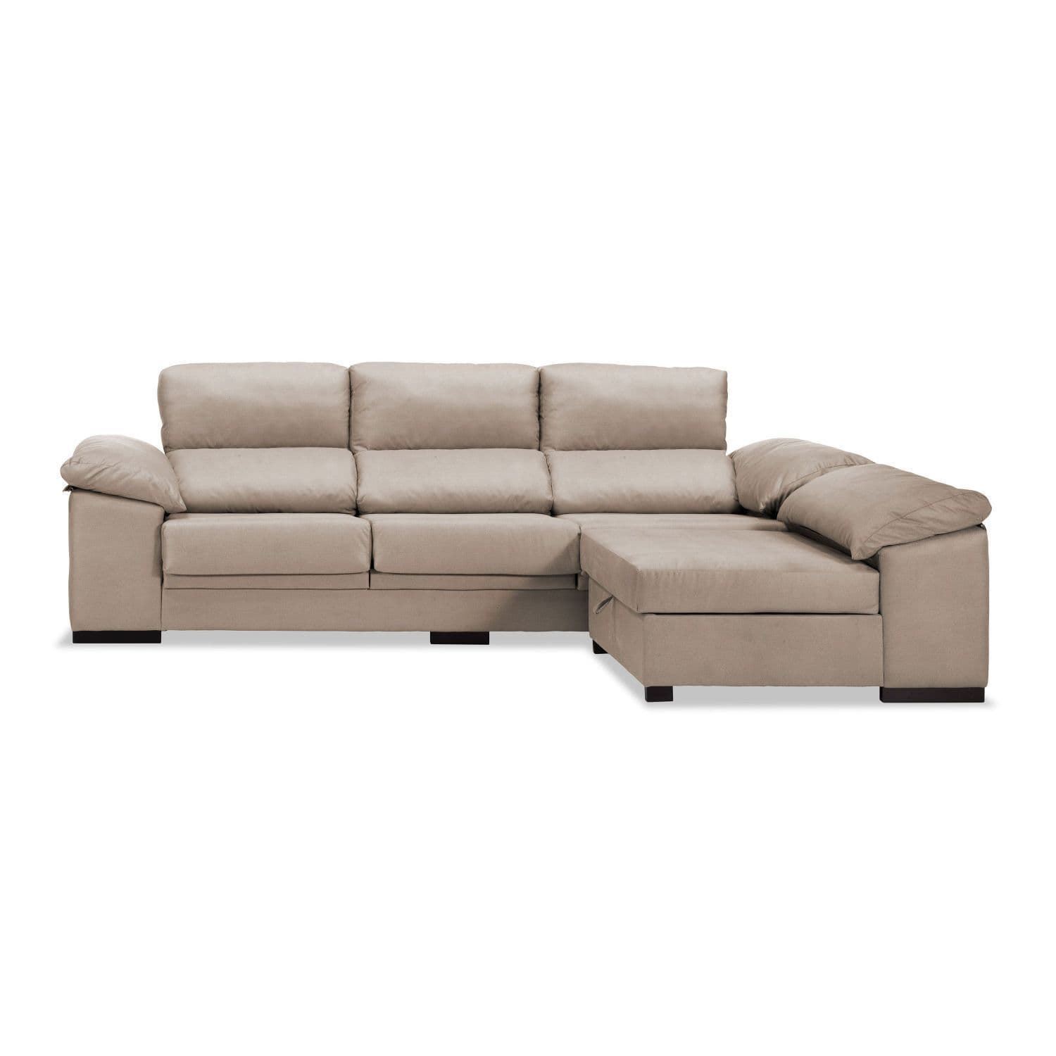 Chaiselongue Ekolive Abatible 3 Plazas Beige - Imagen 2