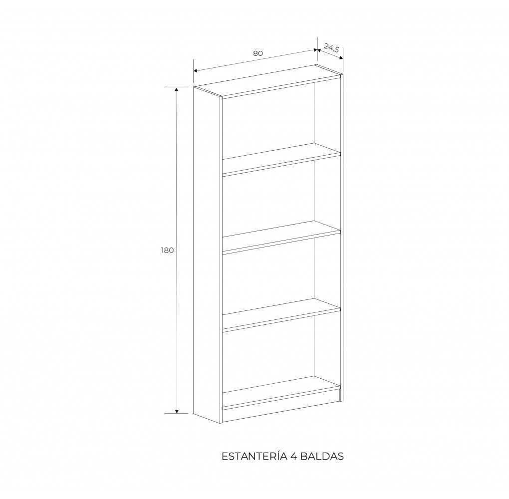 Estantería Aura 4 Estantes - Imagen 2