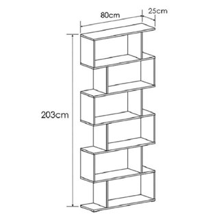 Estanteria Aura Asimétrica Alta - Imagen 2