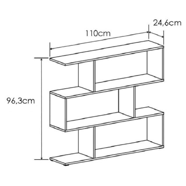 Estantería Aura Asimétrica Baja - Imagen 2