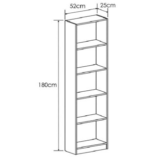 Estantería con 5 Baldas Aura - Imagen 2