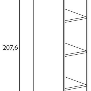 Estantería Estrecha Donald - Imagen 2