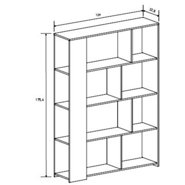 Estanteria Libreria Aura - Imagen 2