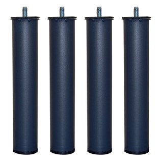 Juego 4 Patas Metálicas 26 cm Cilíndricas - Imagen 1