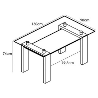 Mesa Comedor Sensei - Imagen 2