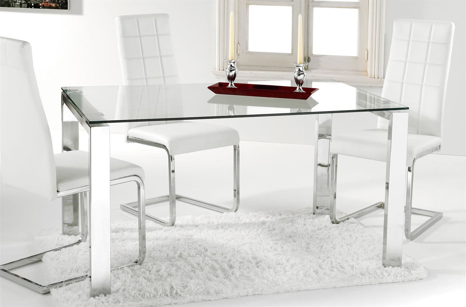 Mesa de Comedor Cristal Fija - Imagen 1