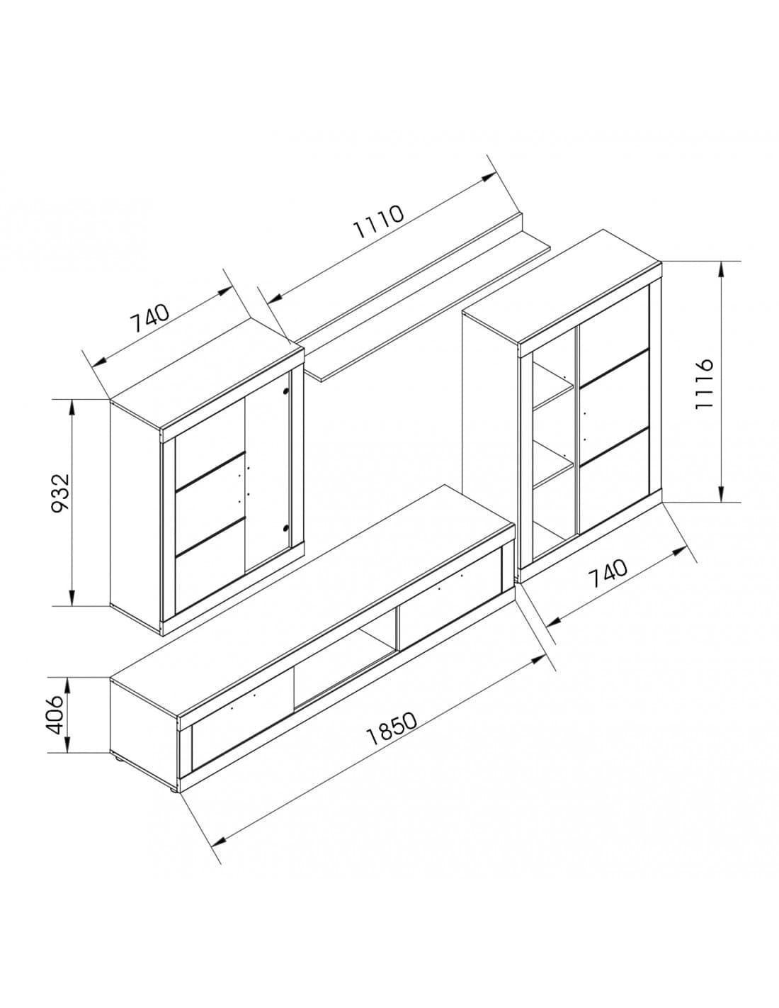 Mueble de Salón Fiordo - Imagen 3