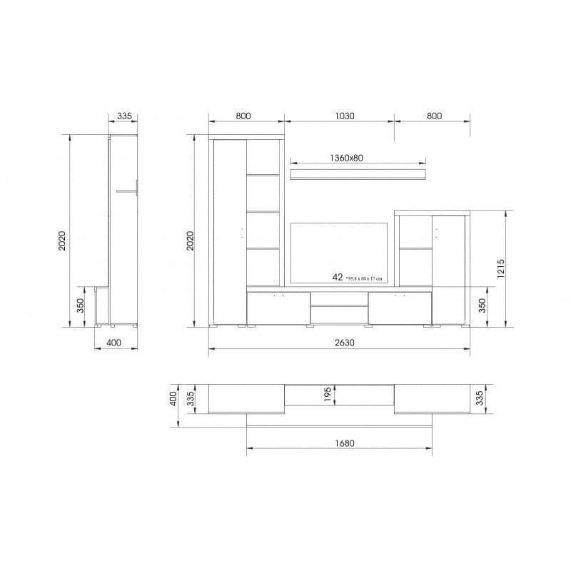 Mueble de Salón Nobel - Imagen 3