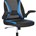 Silla Gaming de Malla color Negro Azul y Gris Oscuro - Imagen 2